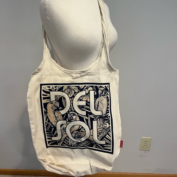 Del Sol Handbags - Del Sol Color Changing canvas Tote NWOT
